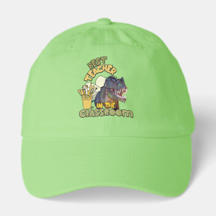 Funny Dinosaur Best Teacher in the Classroom Hat