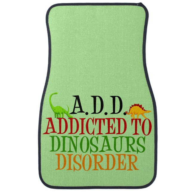 Funny Dinosaur Car Mat (Front)