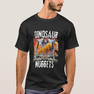 Funny Dinosaur Chicken Nugget Bootleg Hardcore Fla T-Shirt