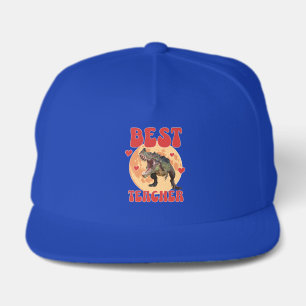 Funny Dinosaur Dino Best Teacher Snap Back Hat