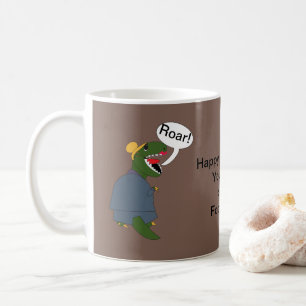 Funny Dinosaur Female Boss Personalize Coffee Mug