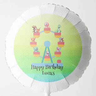 Funny dinosaur Ferris wheel Birthday party DIY Nam Balloon