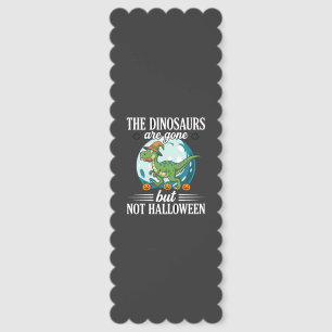 Funny Dinosaur Halloween Witch Graphic Bookmarks