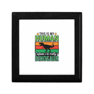 Funny Dinosaur Human Costume Halloween Gift Box