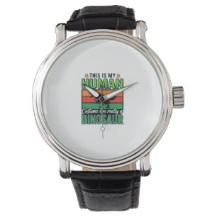 Funny Dinosaur Human Costume Halloween Watch