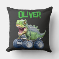 Funny dinosaur monster truck 