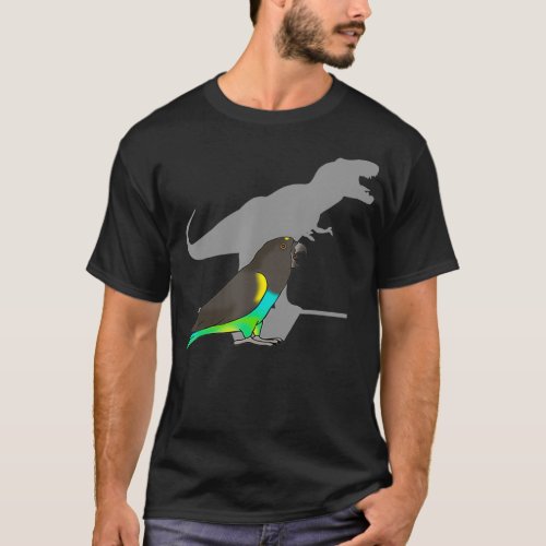 Funny Dinosaur Parrot T_rex Meyers Parrot Birb T_Shirt