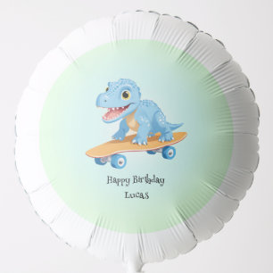 Funny dinosaur Skateboard Birthday party boys Balloon