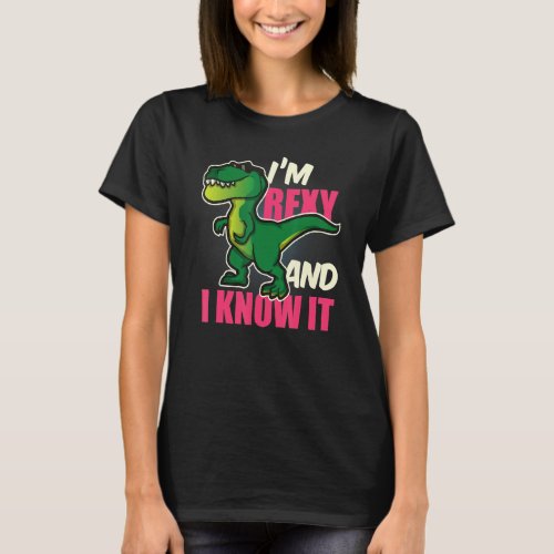 Funny Dinosaur T Rex  For Children Youth And Adult T_Shirt