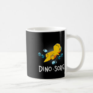 Funny Dinosaur Workout Gym Fitness Lifting Coffee Mug