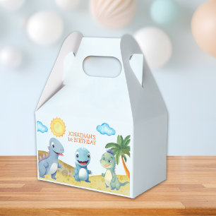 Funny Dinosaurs, Boy's birthday Favor Boxes