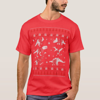 Funny Dinosaurs Christmas Ugly Christmas Sweater T