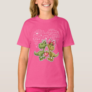 Funny Dinosaurs Valentine's Day T-Shirt