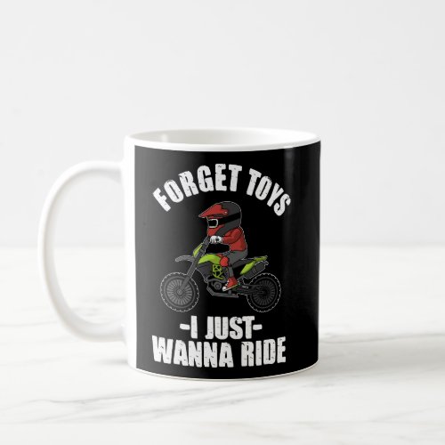 Funny Dirt Bike Gift For Kids Off Road Motorcycle  Coffee Mug