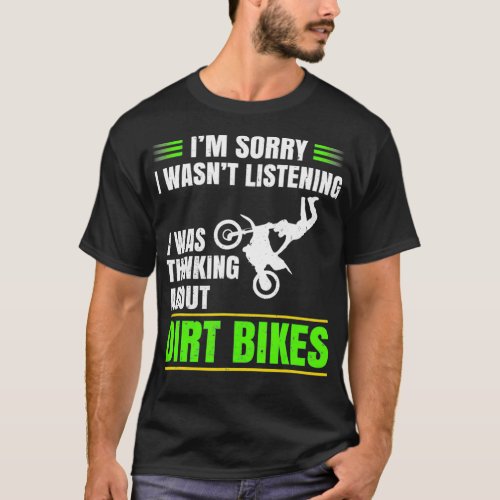 Funny Dirt Bike Rider Biker Motocross MX Sport Hum T_Shirt