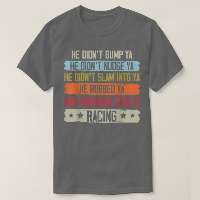 Funny Dirt Track Racing Sprint Car Speedway Racer  T-Shirt (Design Front)