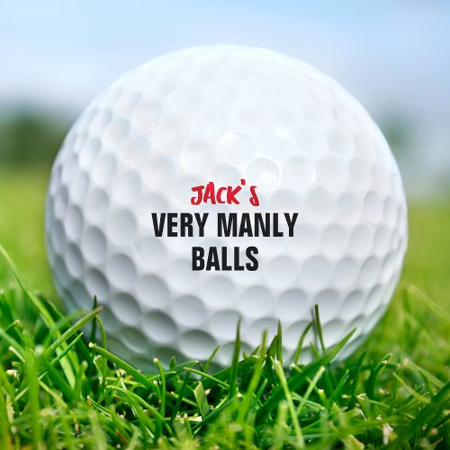 Funny Dirty Joke Very Manly Balls