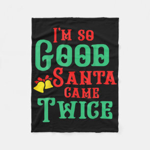Funny Dirty Naughty Inappropriate Christmas T Shir Fleece Blanket
