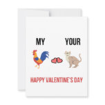 Funny Dirty Naughty Valentines Card for her Funny Dirty Naughty Valentines Card for her