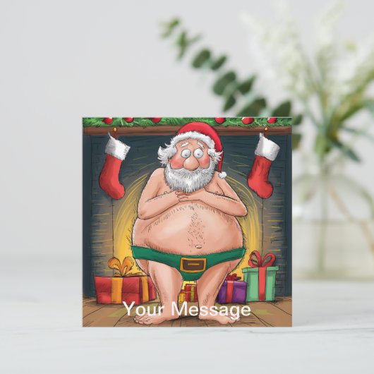 Funny Dirty Santa Christmas Collection (Standing Front)