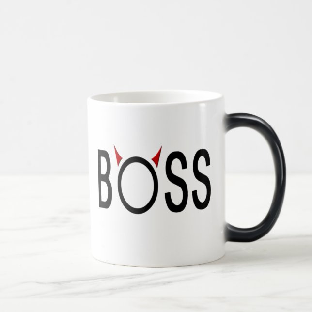 Funny Disappearing  Boss Mug (Right)