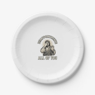Funny Disappointments All of You Vintage Engraving Paper Plates