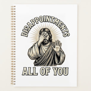 Funny Disappointments All of You Vintage Engraving Planner
