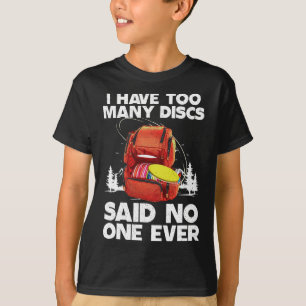 Funny Disc Golf Art For Men Women Kids Disc Golf P T-Shirt