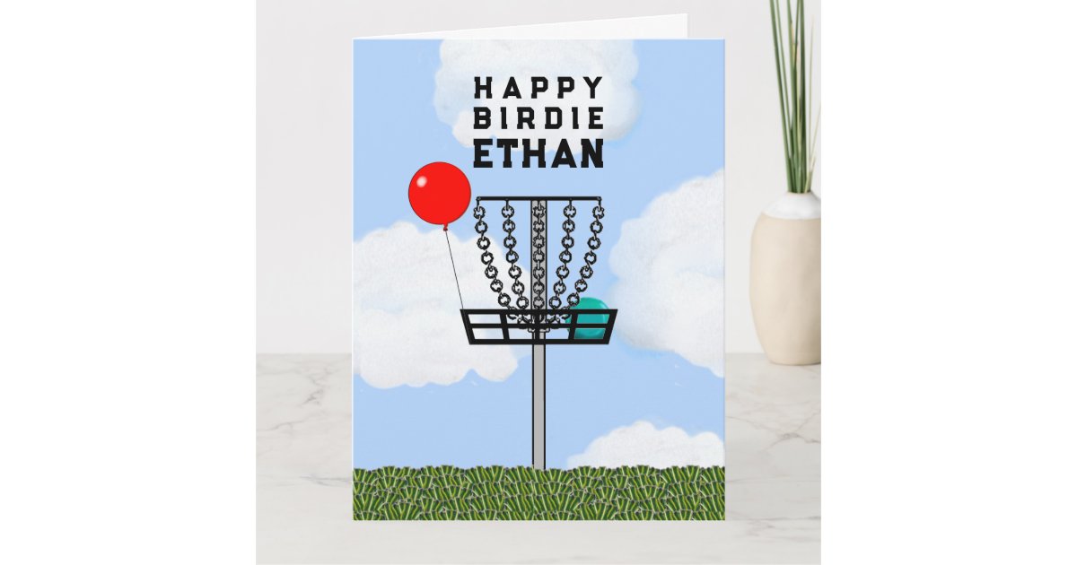 Funny Disc Golf Birthday Card | Zazzle