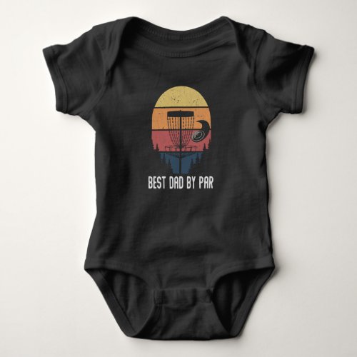 Funny Disc Golf Father Frisbee Dad Baby Bodysuit