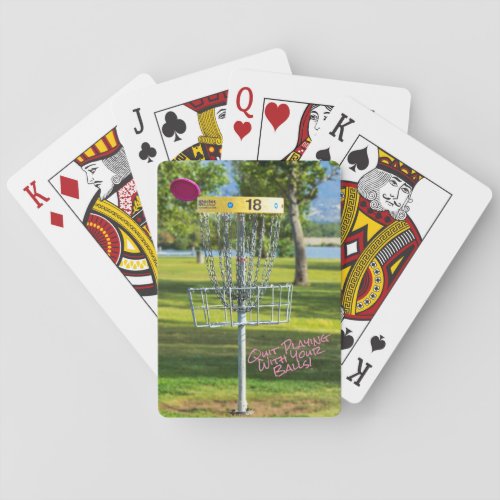 Funny Disc Golf Playing Cards