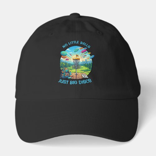 Funny Disc Golf Retro Badge Vintage Illustration Hat