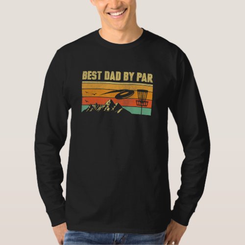 Funny Disc Golf Shirt Dad Men Vintage Retro Best D