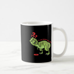 Funny Disc Golf T Rex Kids Coffee Mug