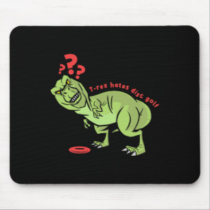 Funny Disc Golf T Rex Kids Mouse Pad