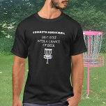 Funny Disc Golf  T-shirt at Zazzle