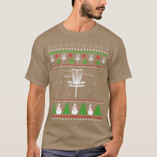 Funny Disc Golf Ugly Christmas Sweater Pajama For