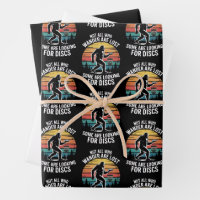 Funny Disc Golf Vintage Bigfoot Golfer Dad Frisbee