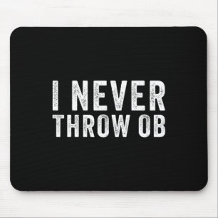 Funny Disc Golf White Lie Disc Golf Humor _1 Mouse Pad