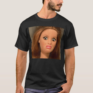 Funny Disgusting Doll face Meme Hilarious Sarcasti T-Shirt
