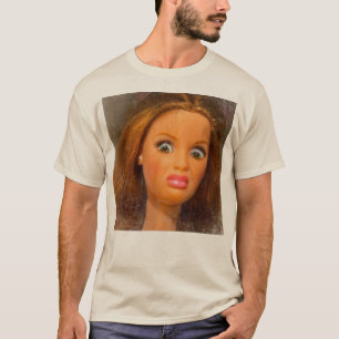 Funny Disgusting Doll face Meme T-Shirt