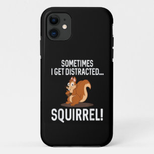 FUNNY DISTRACTED SQUIRREL Animal Zoo Farm iPhone 11 Case