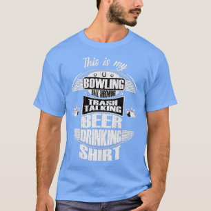Funny Distressed Bowling Ball Throwing T T-Shirt