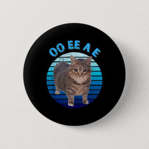 Funny Distressed Oiia Cat Spinning Cat Oi Oi Uiiaa Button