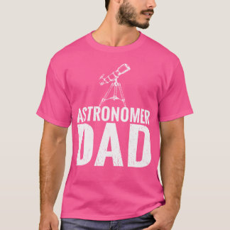 Funny Distressed Retro Vintage Telescope Star Astr T-Shirt