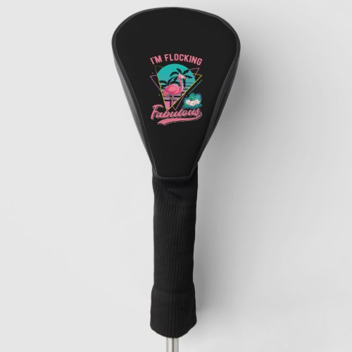 Funny Diva Fabulous Flamingo Lover Golf Head Cover