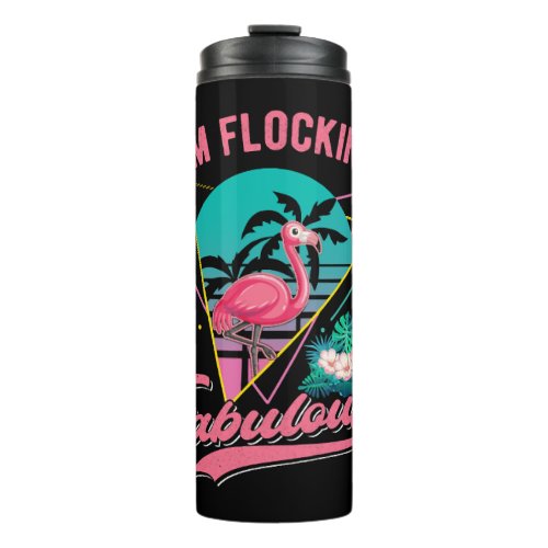 Funny Diva Fabulous Flamingo Lover Thermal Tumbler