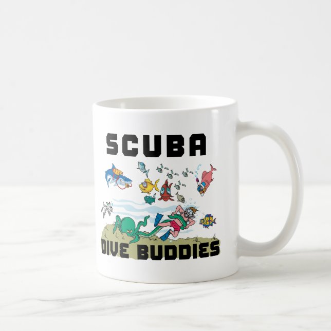 Funny Dive Buddy SCUBA Dive Buddy Coffee Mug (Right)