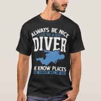 Funny Diver Scuba Diving
