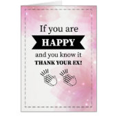 Funny Divorce Card (Front)